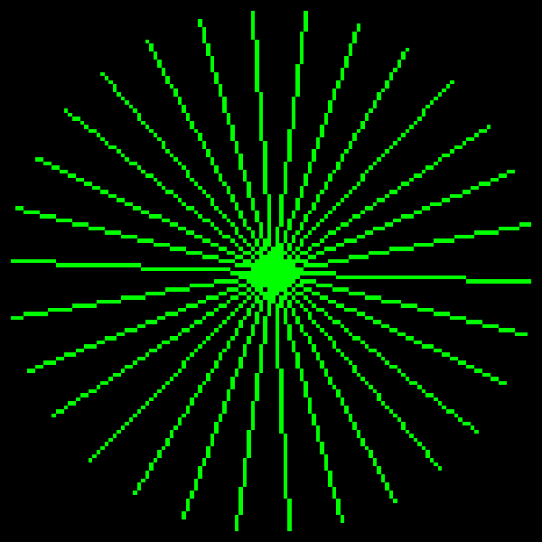 Circle of grass