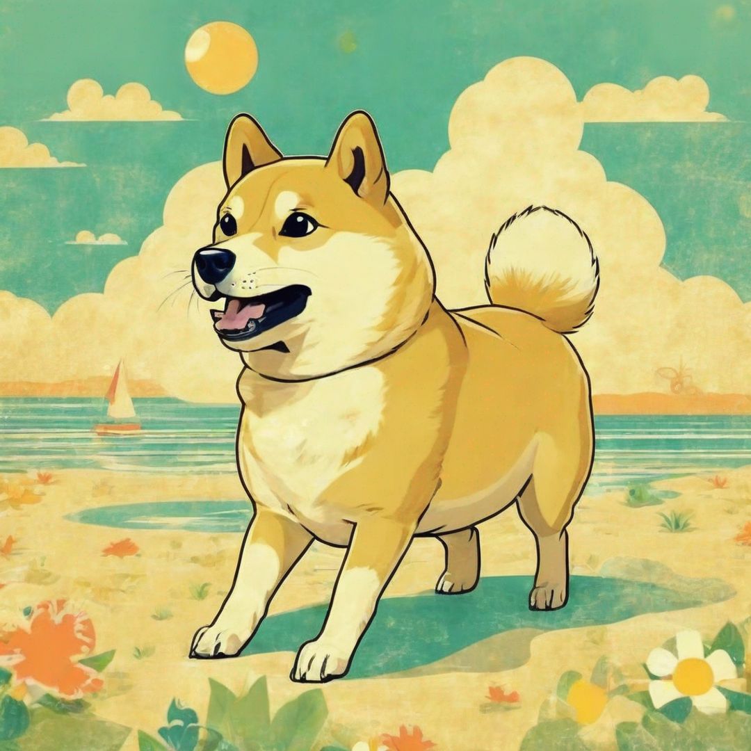 beach doge