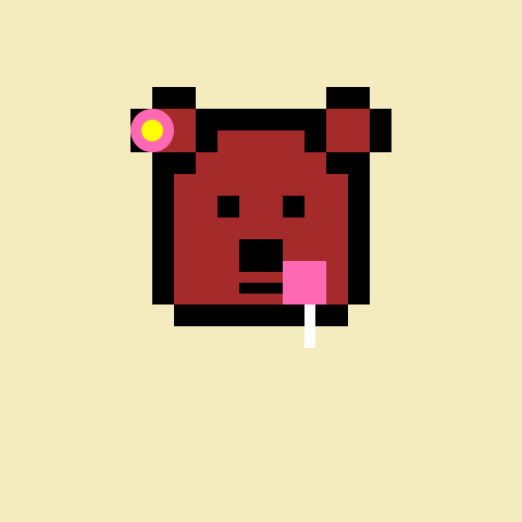 Pixel Bear #17507