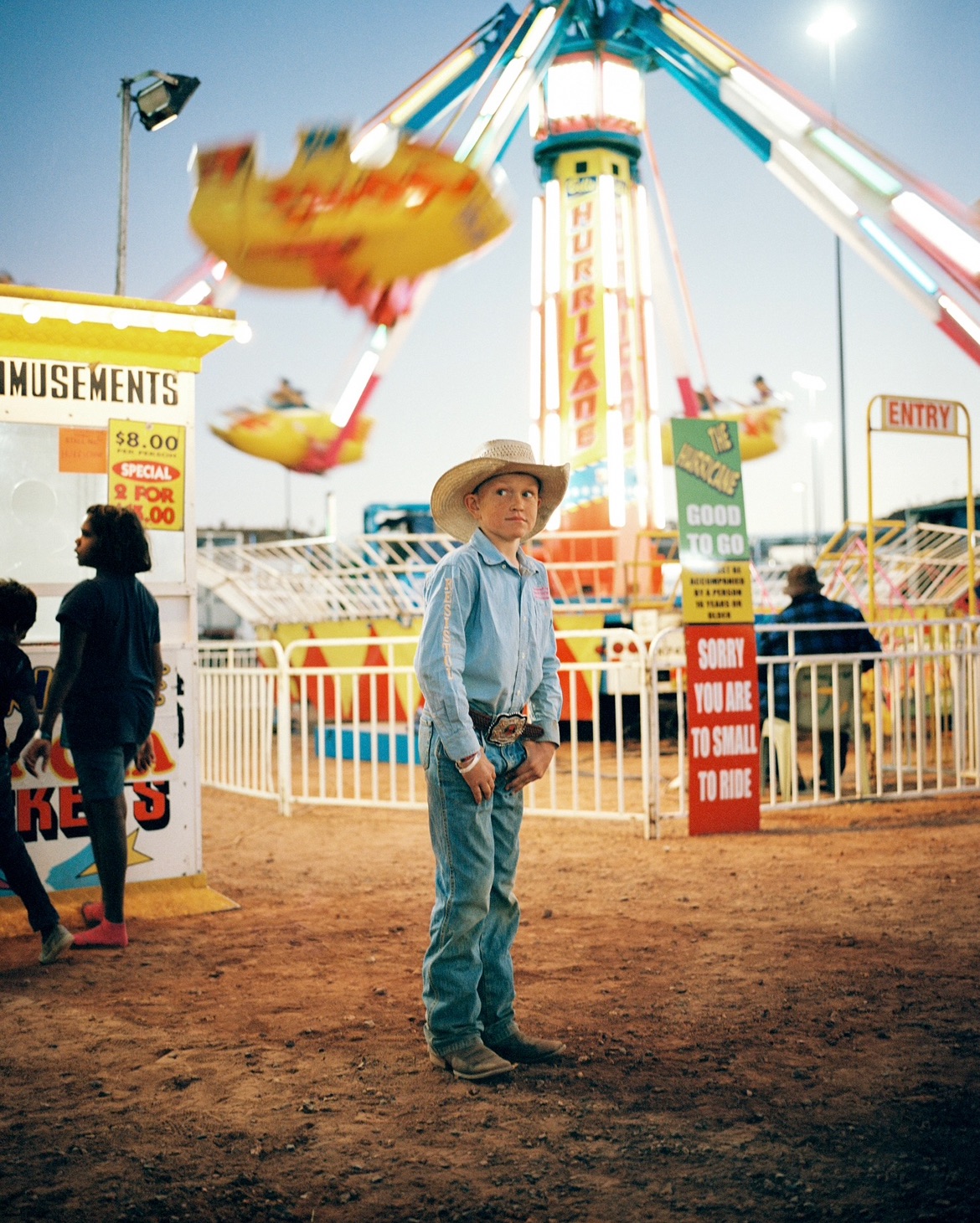 The Hurricane, Fairground Outside Mt Isa Rodeo, QLD,  From the series “Looking West”, 2018