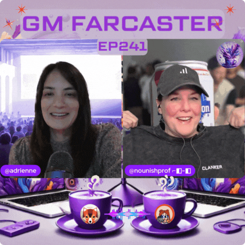 GM Farcaster ep241 Monday May 5, 2025 chatting FarCon, Clanker