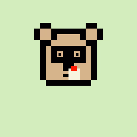 Pixel Bear #44805