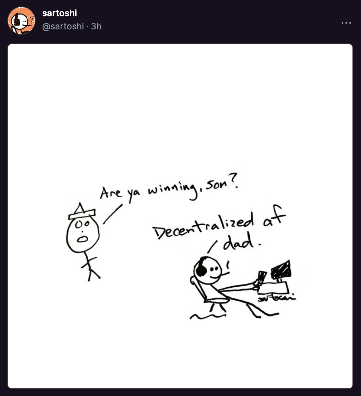 decentralized af dad