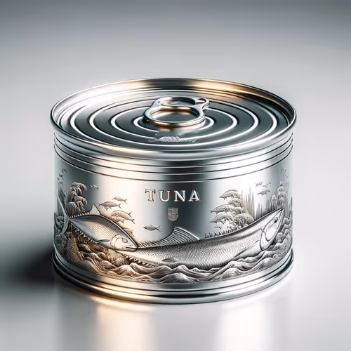 RARE PLATINUM TUNA CAN