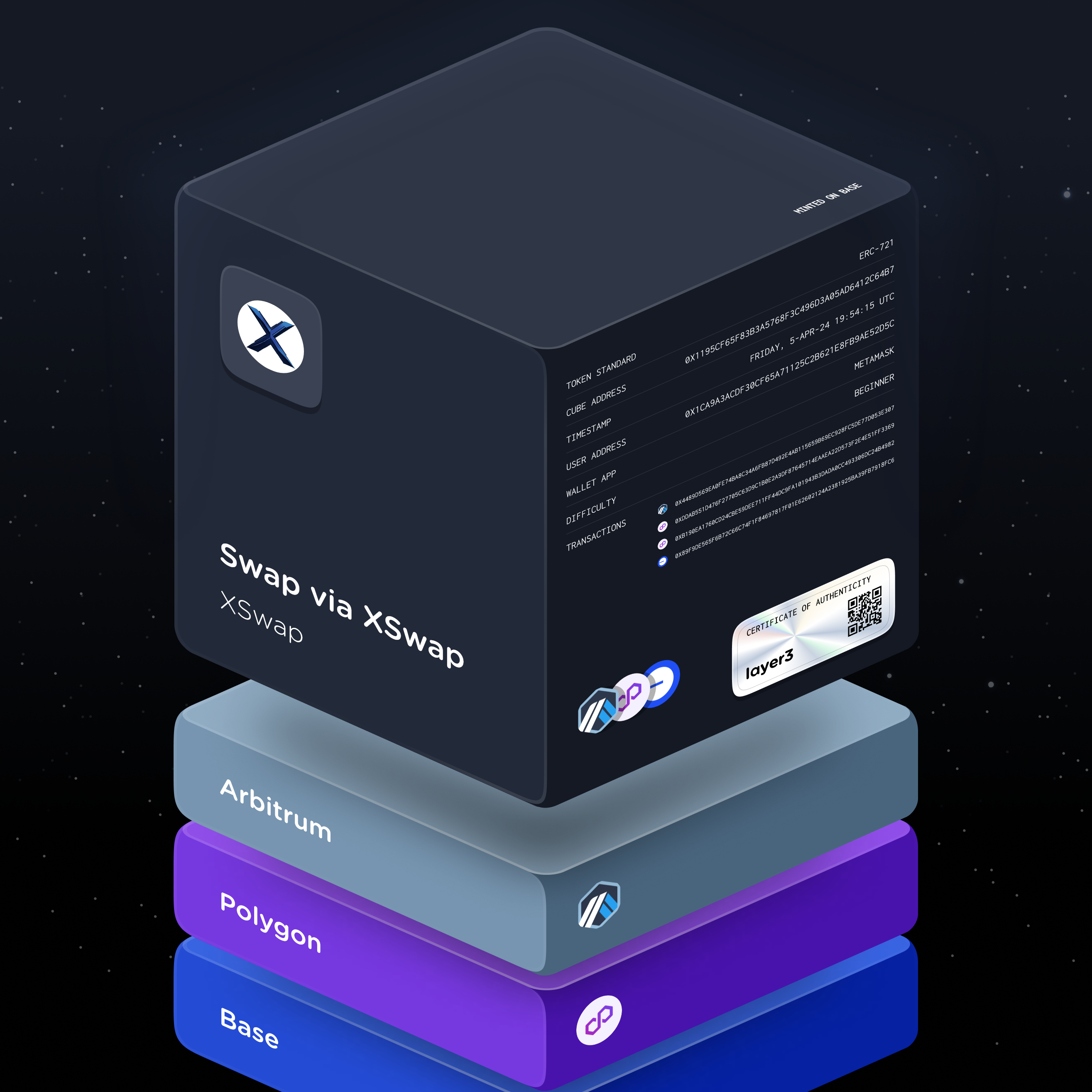 Swap via XSwap