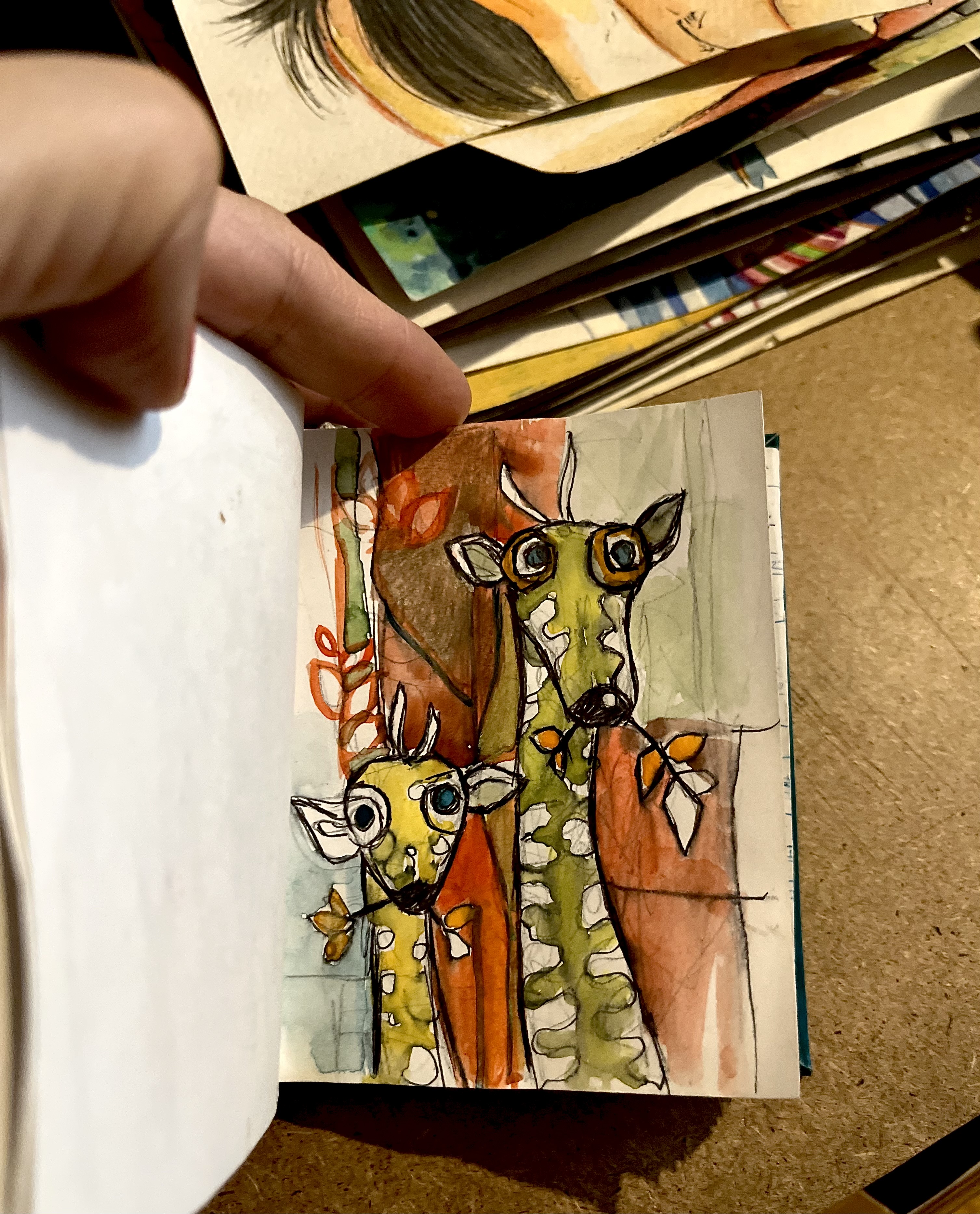 Giraffe family / WIP #7
