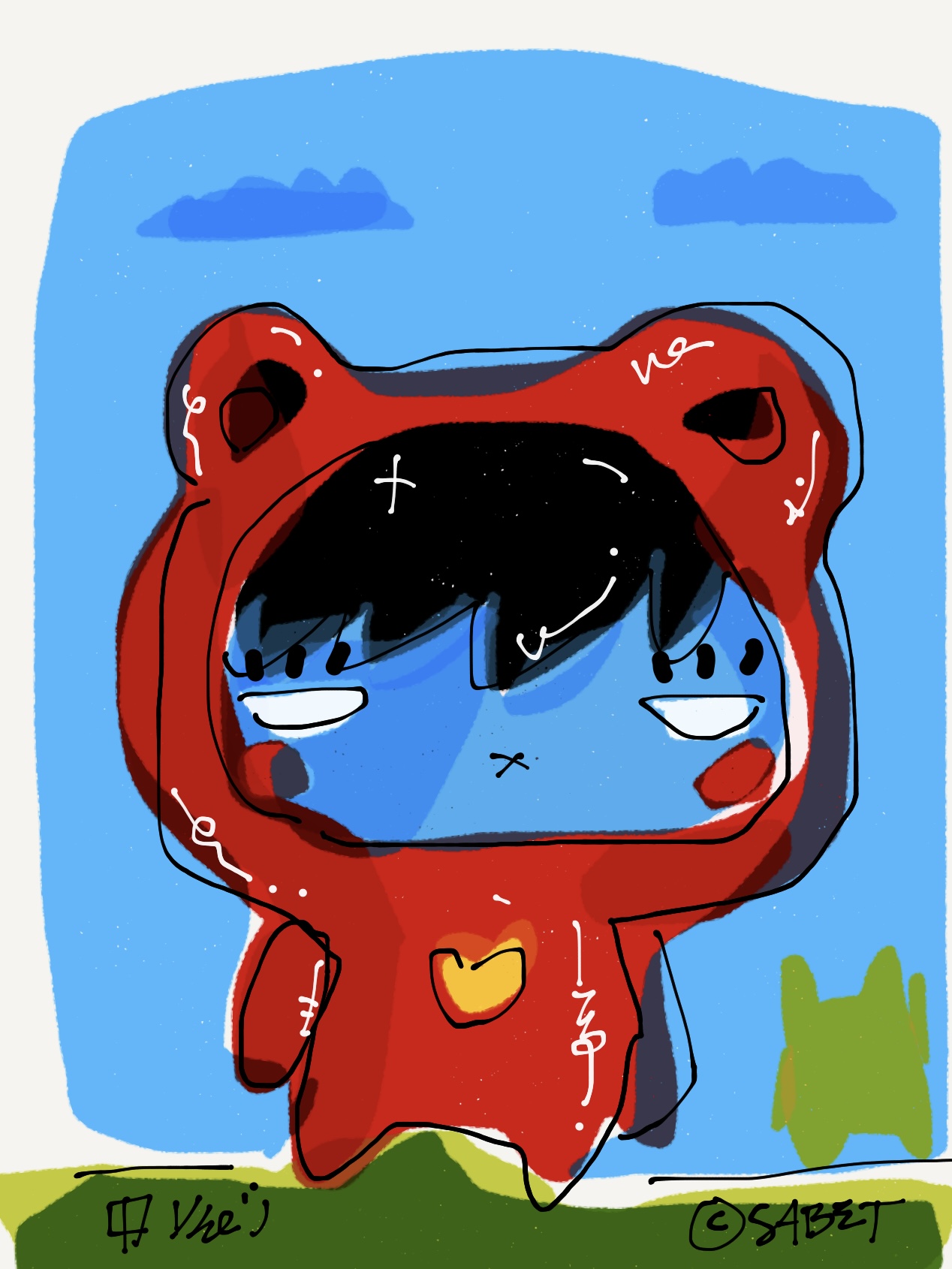 Blue 🔴