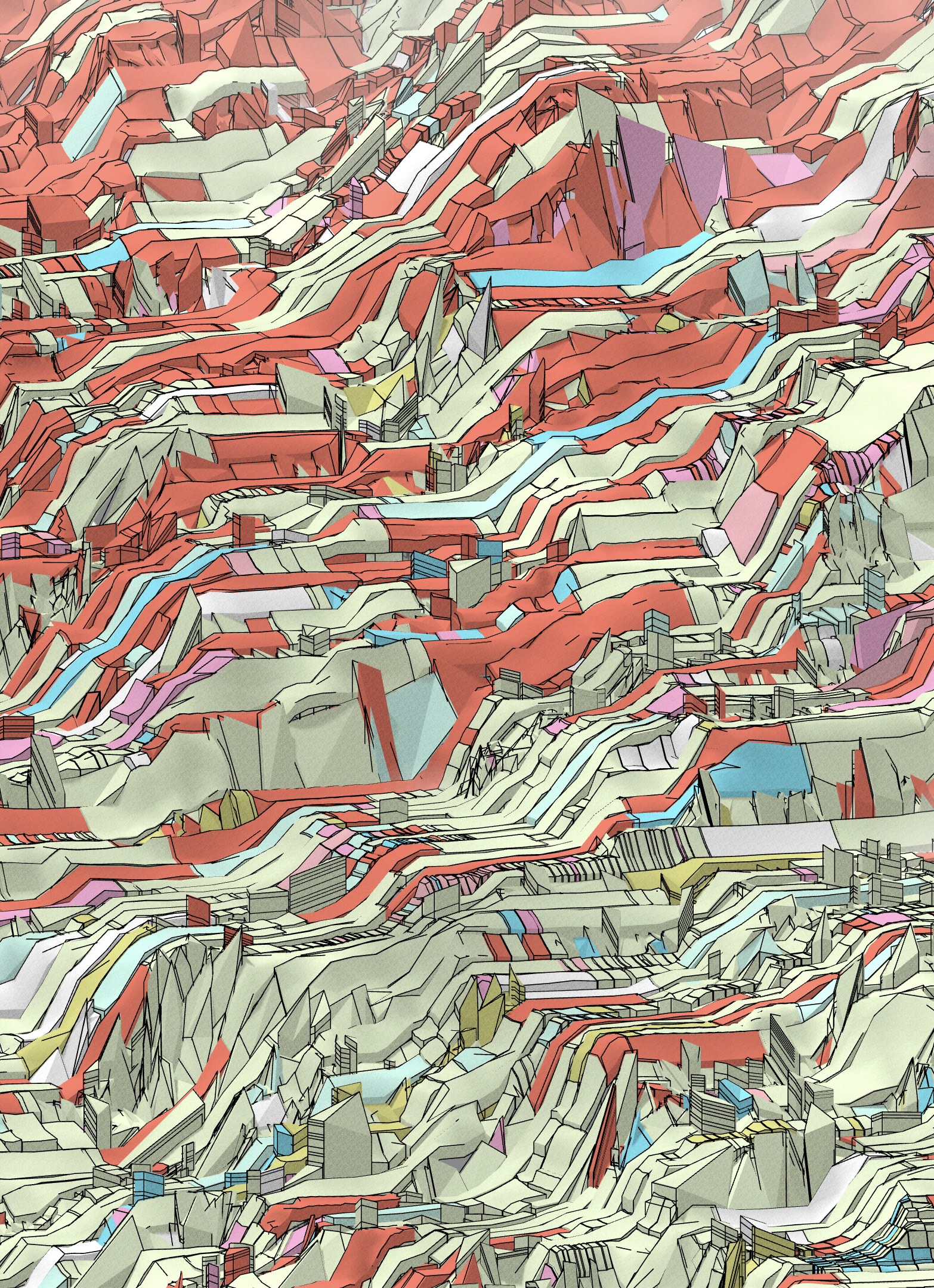 Slightly urban mountains