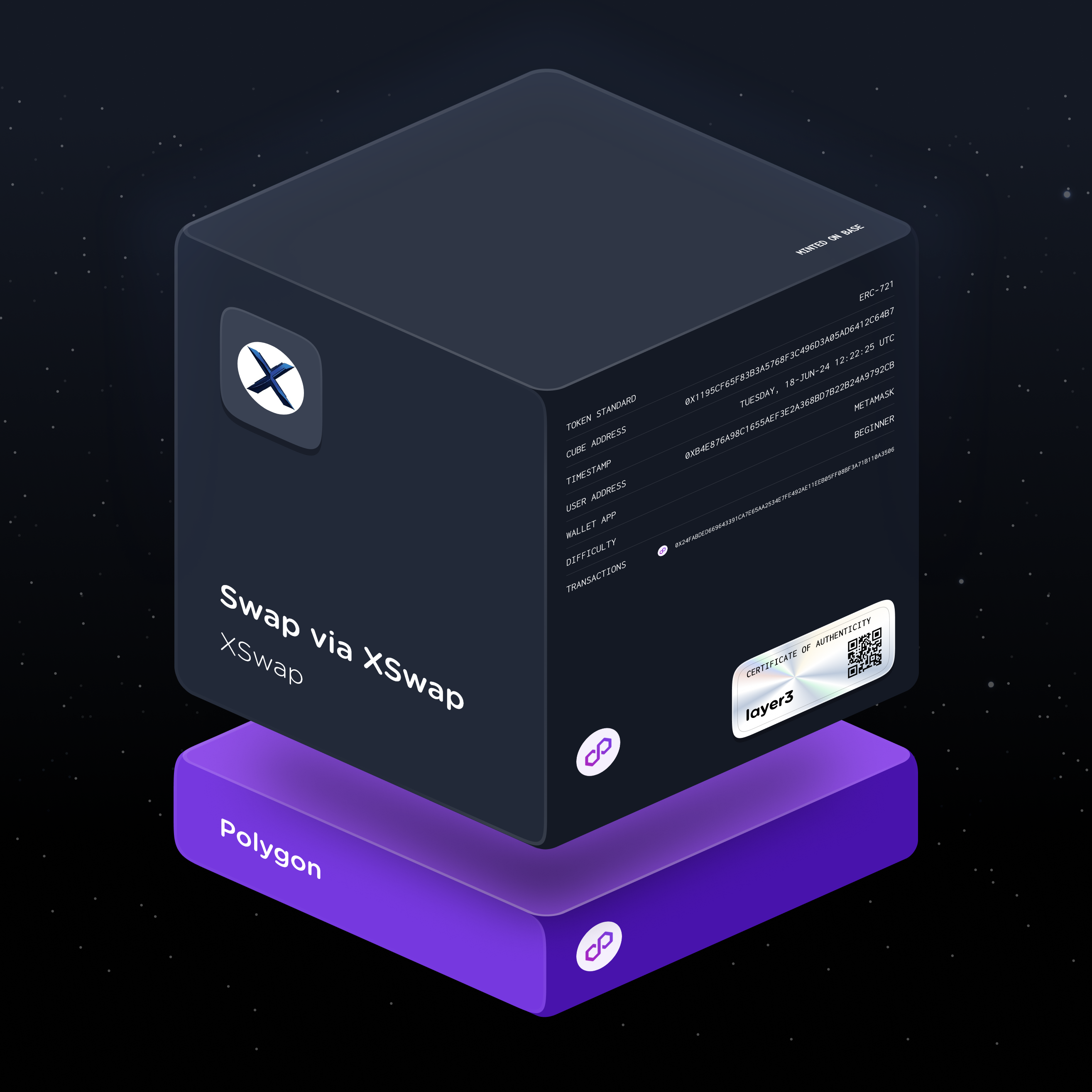Swap via XSwap