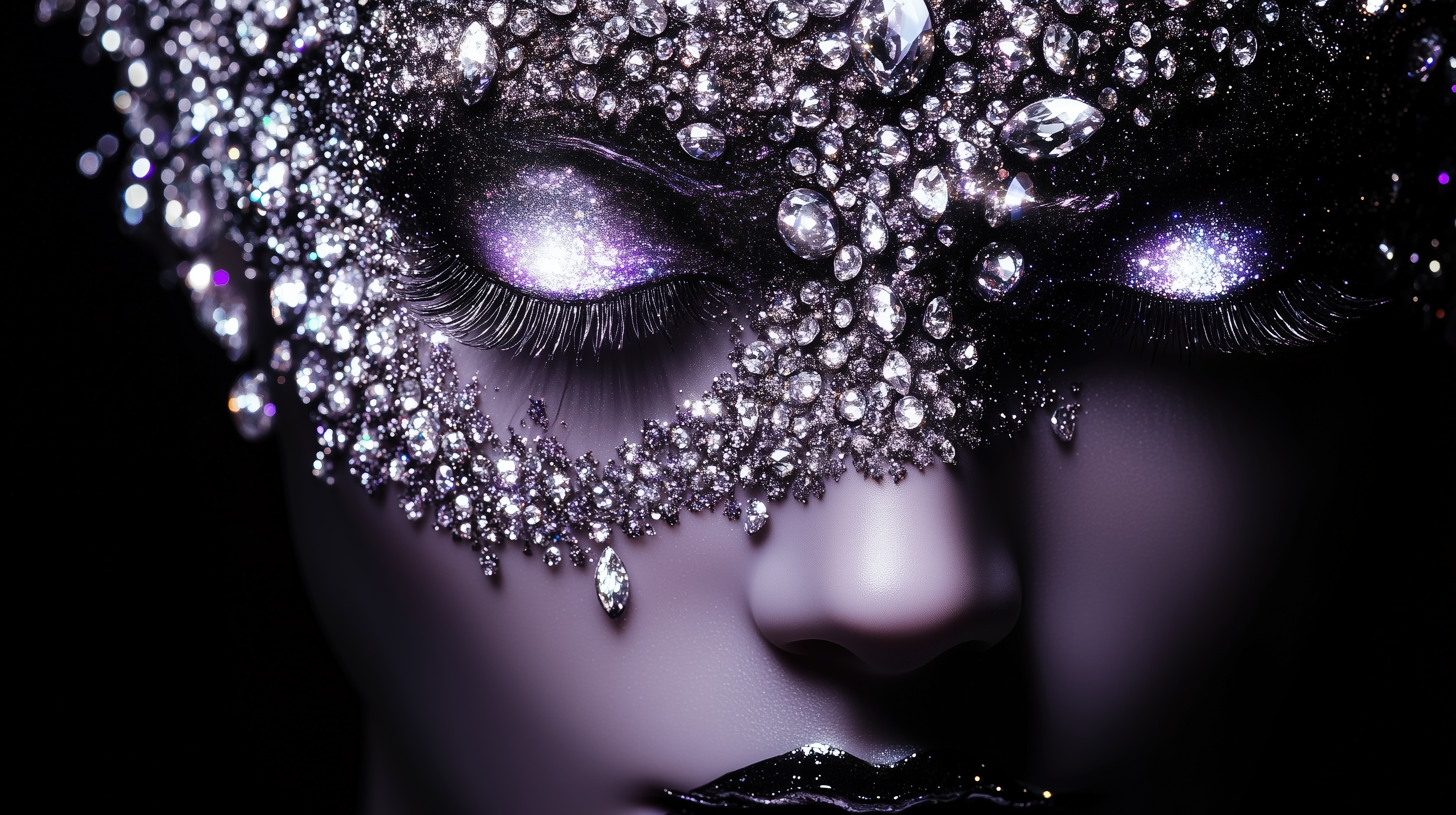 The Night Cradled Her Diamond Tears