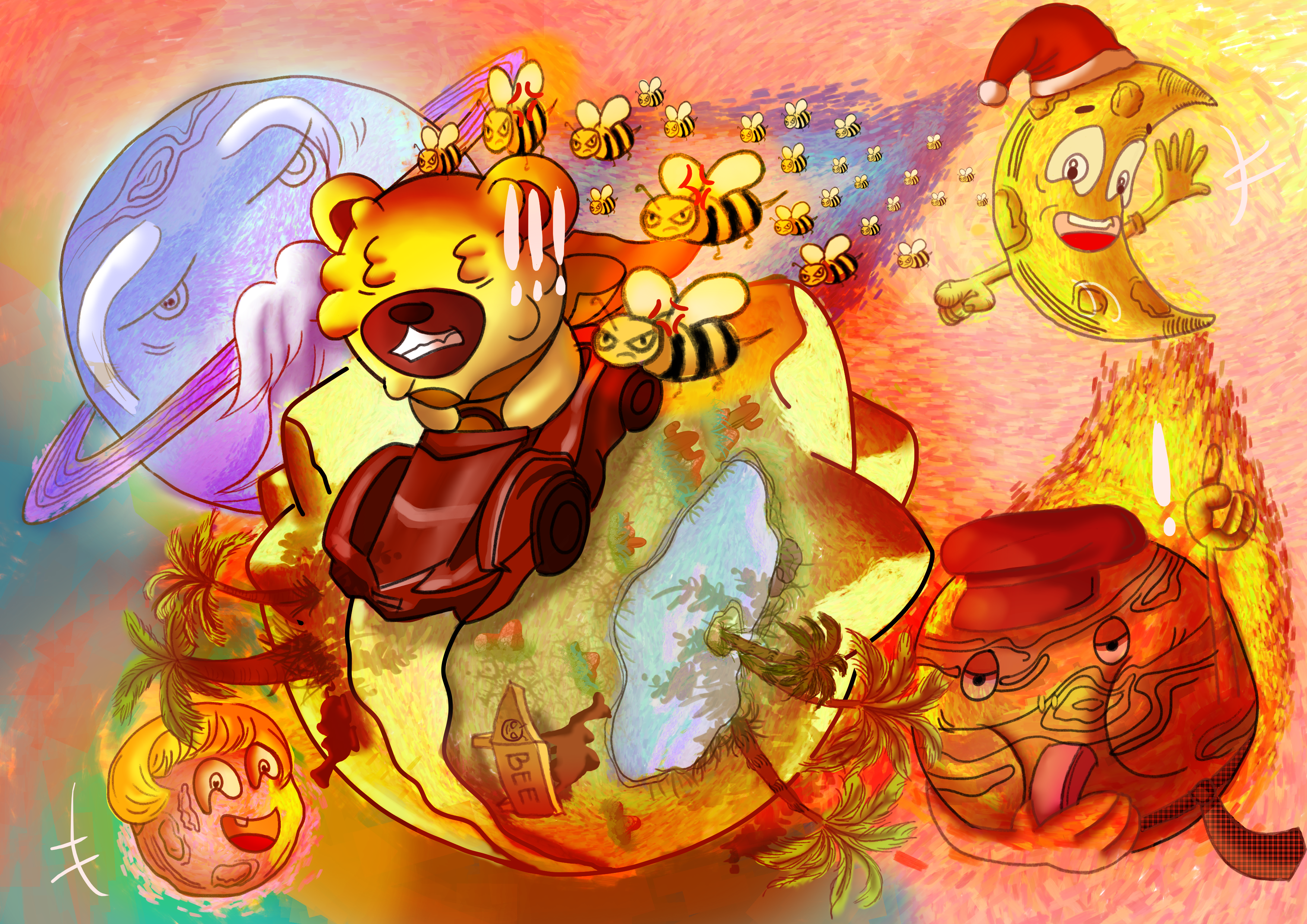 racing out of the universe