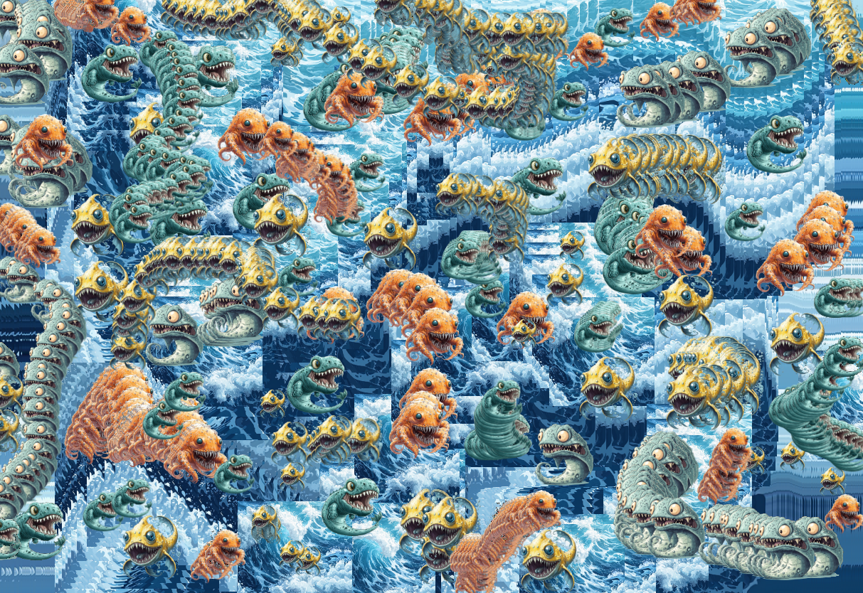 Sea Creatures off California Coast