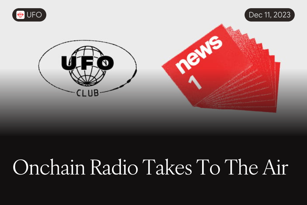 Onchain Radio Takes To The Air #673