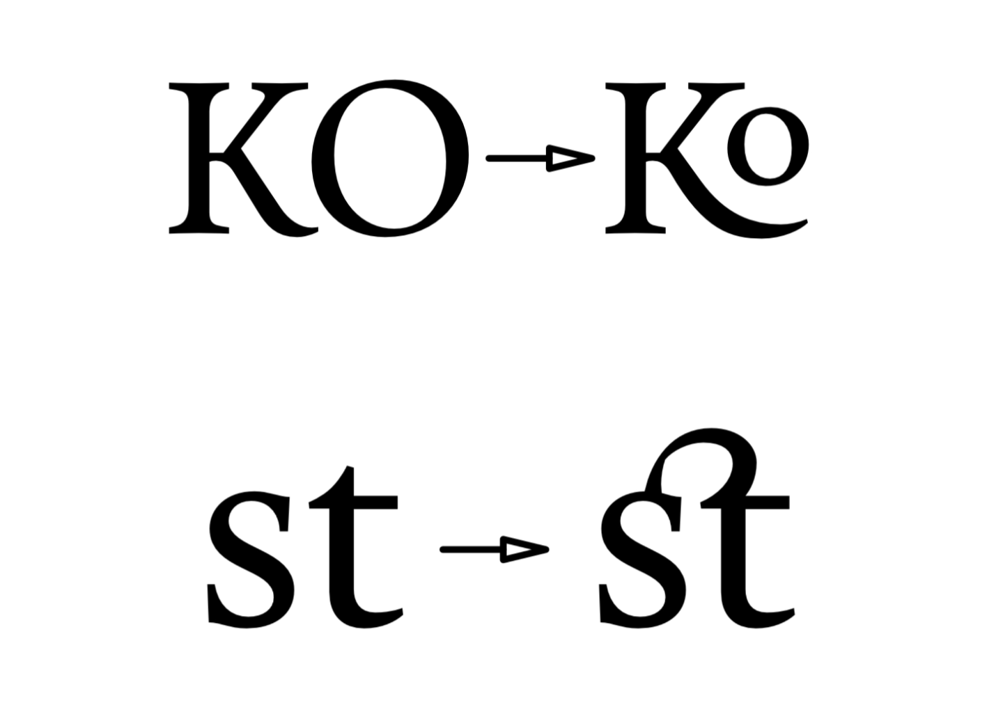 ligatures 001