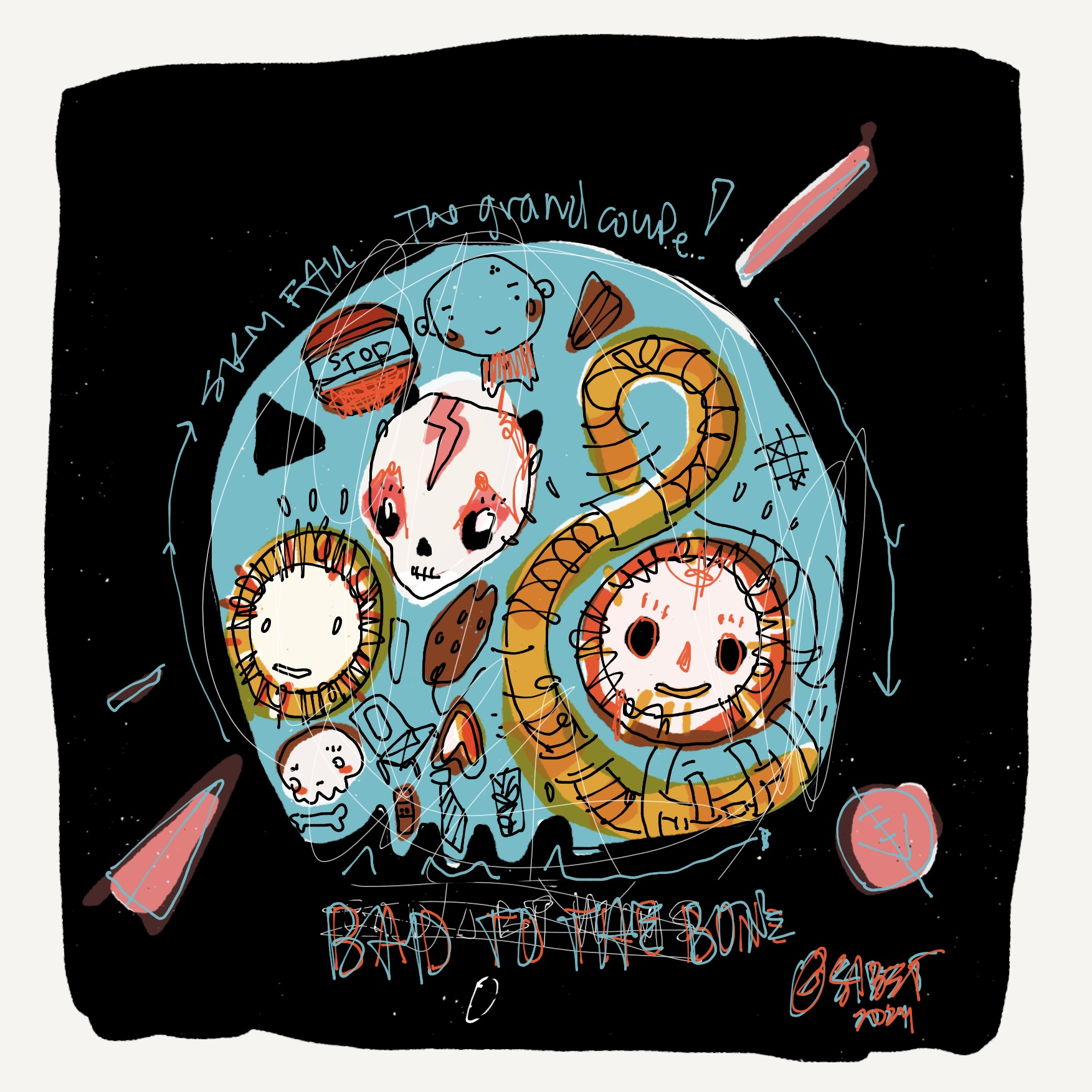 Bad 2da Bone 🔴 Tokyo Punks by Sabet