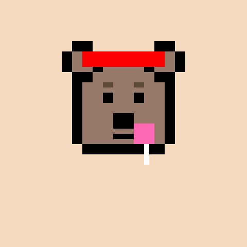 Pixel Bear #3243