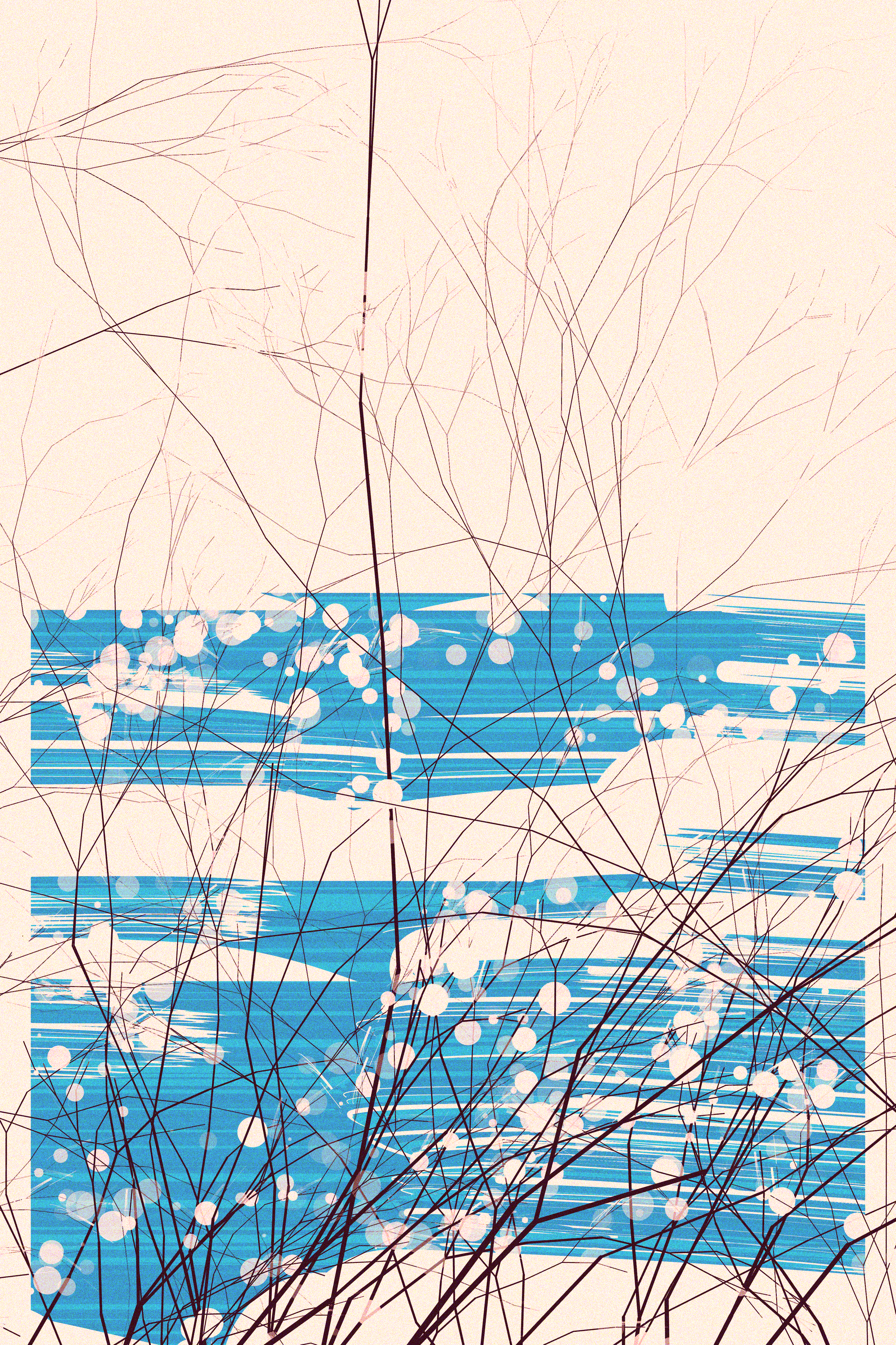 The Blossoms Behind the River