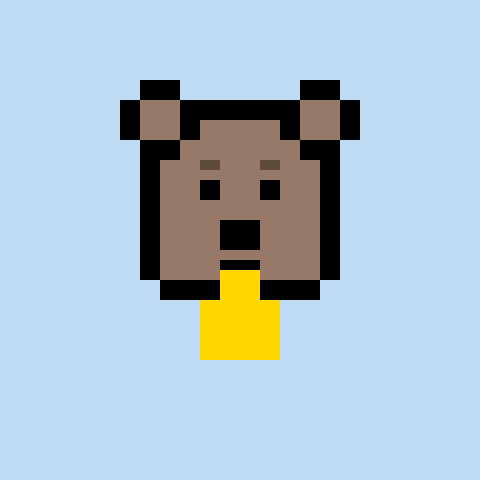 Pixel Bear #30587