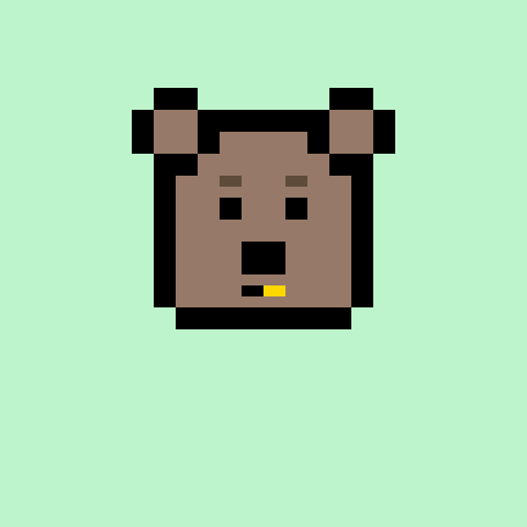 Pixel Bear #40067