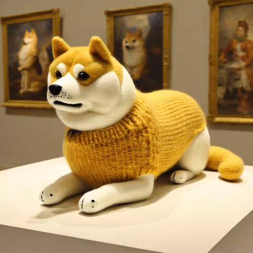 Knitted Museum Doge