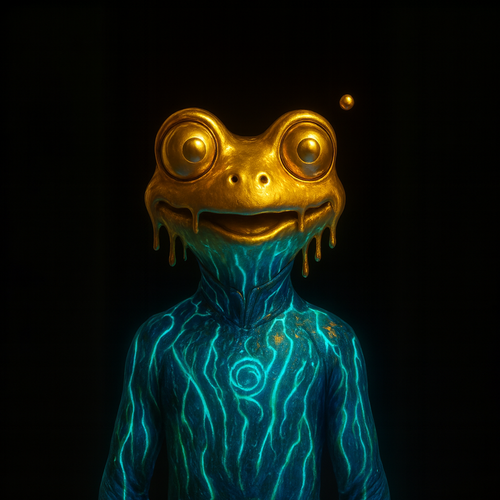 Golden Dripping Frog
