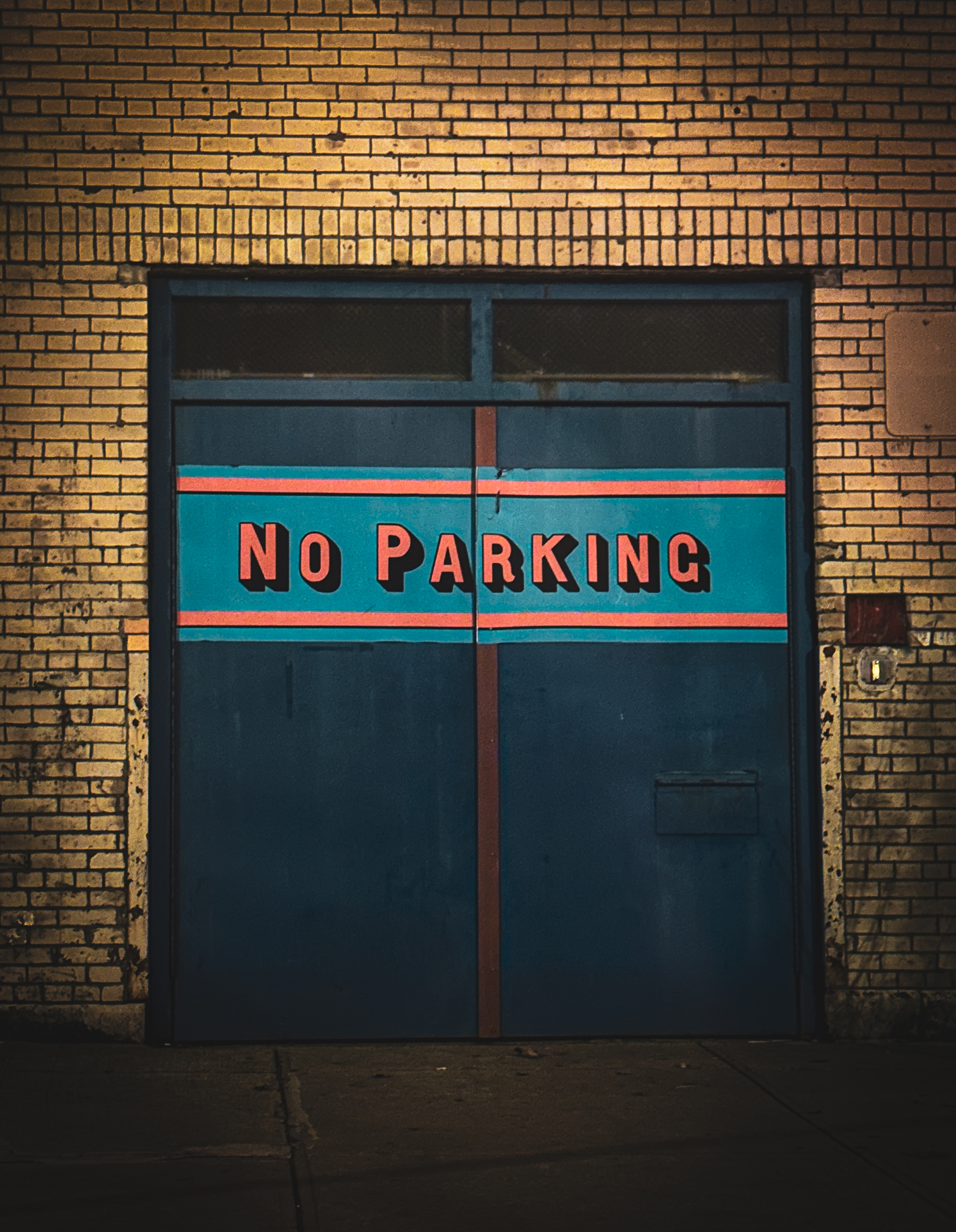 No Parking...Please?