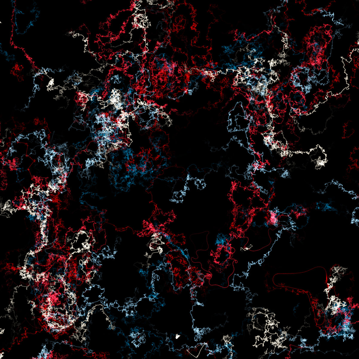 Just red and blue noise