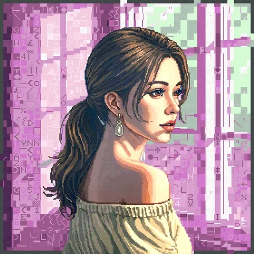 "A timeless gaze." ✨💜
