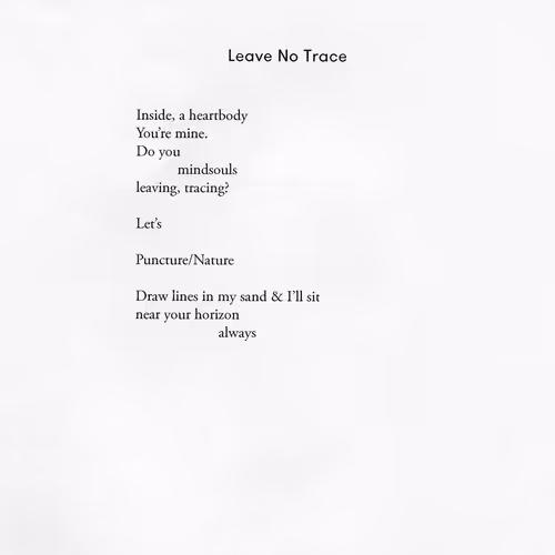Leave No Trace by Jessica Yatrofsky