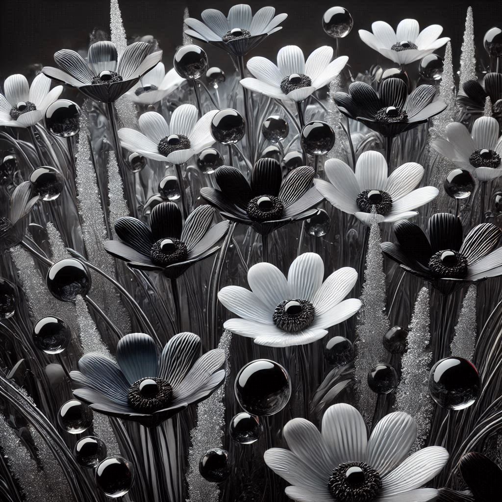 Monochrome Bloom .
