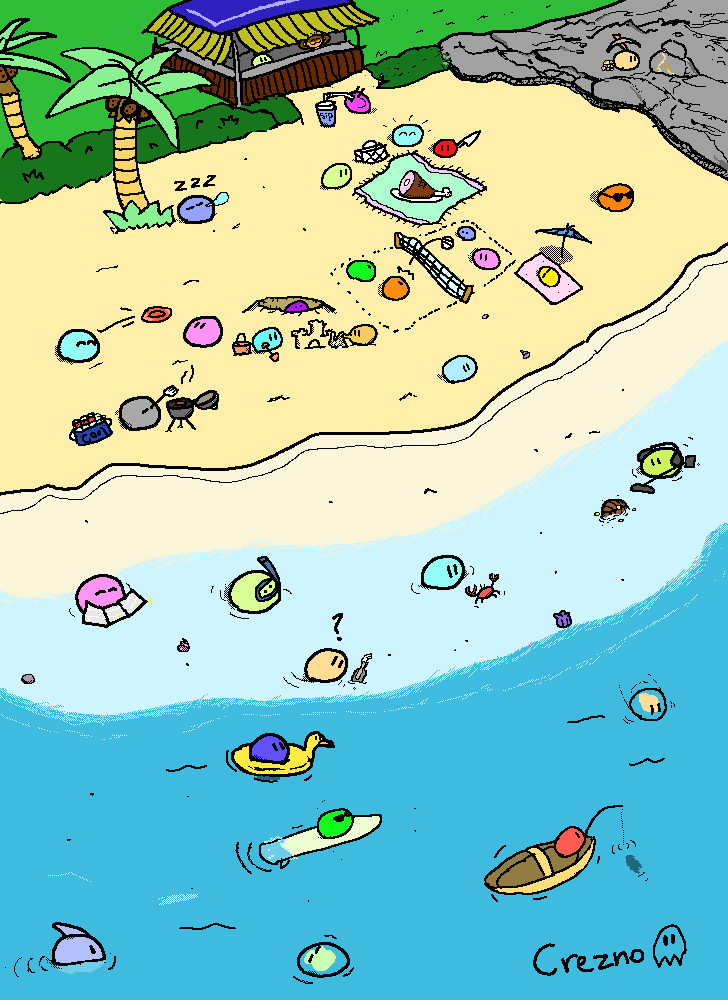 beach slime by Crezno