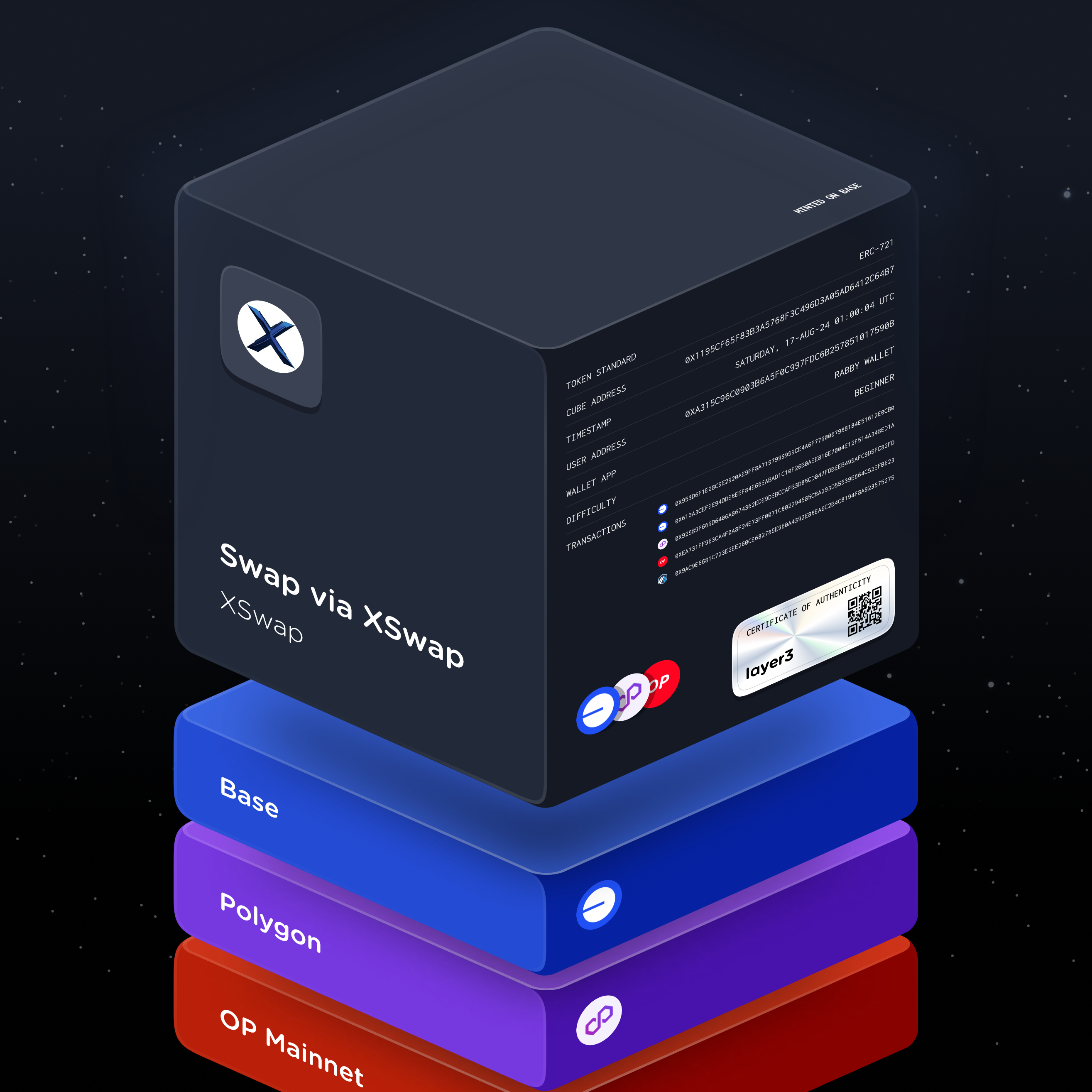 Swap via XSwap
