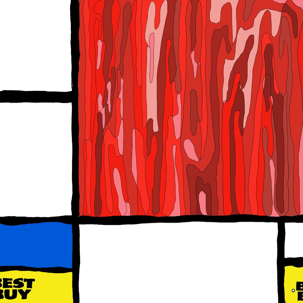 filet meatdrian composition of strip malls 