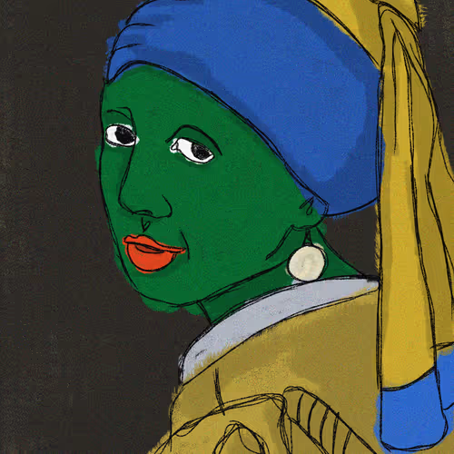 Pepe Girl With A Pearl