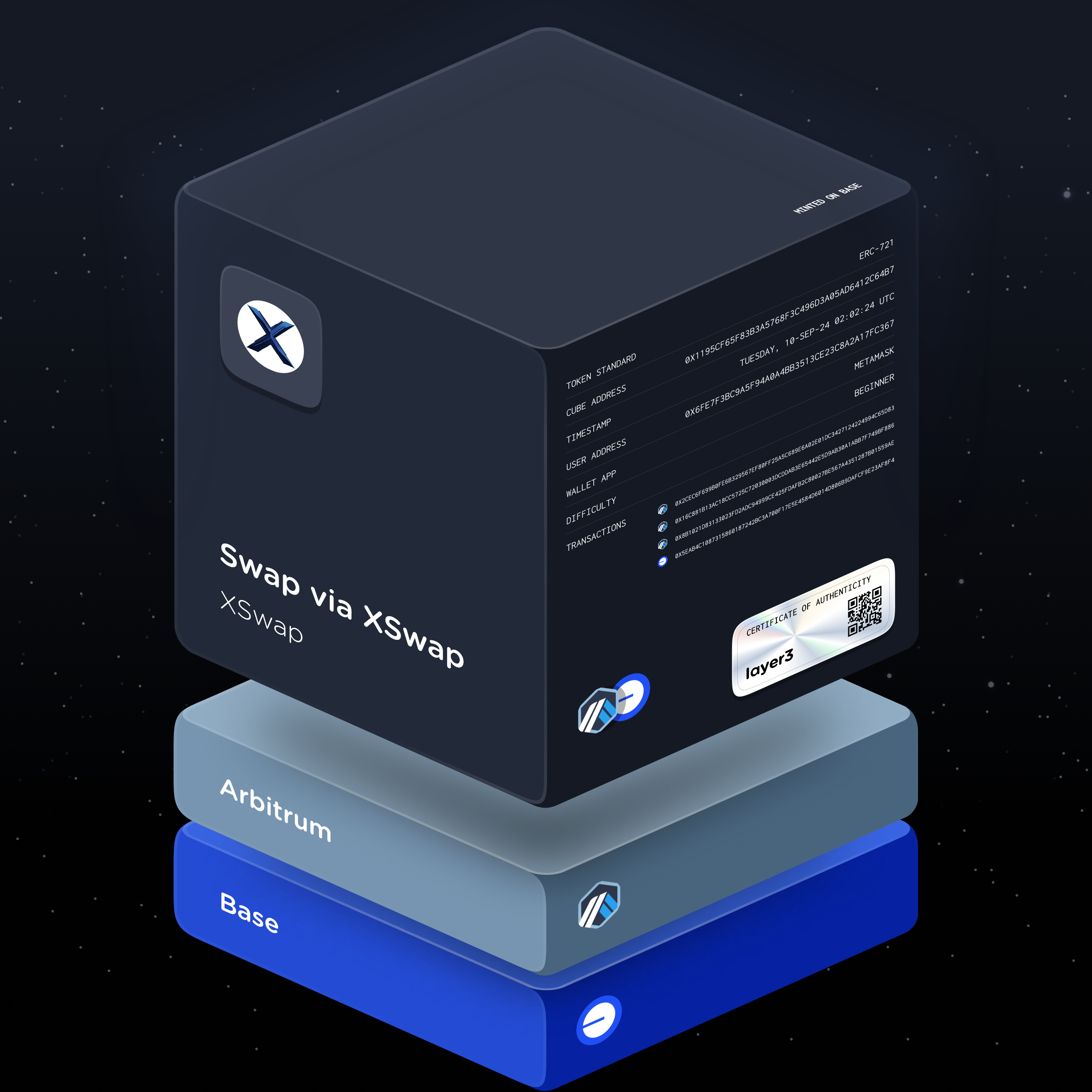 Swap via XSwap