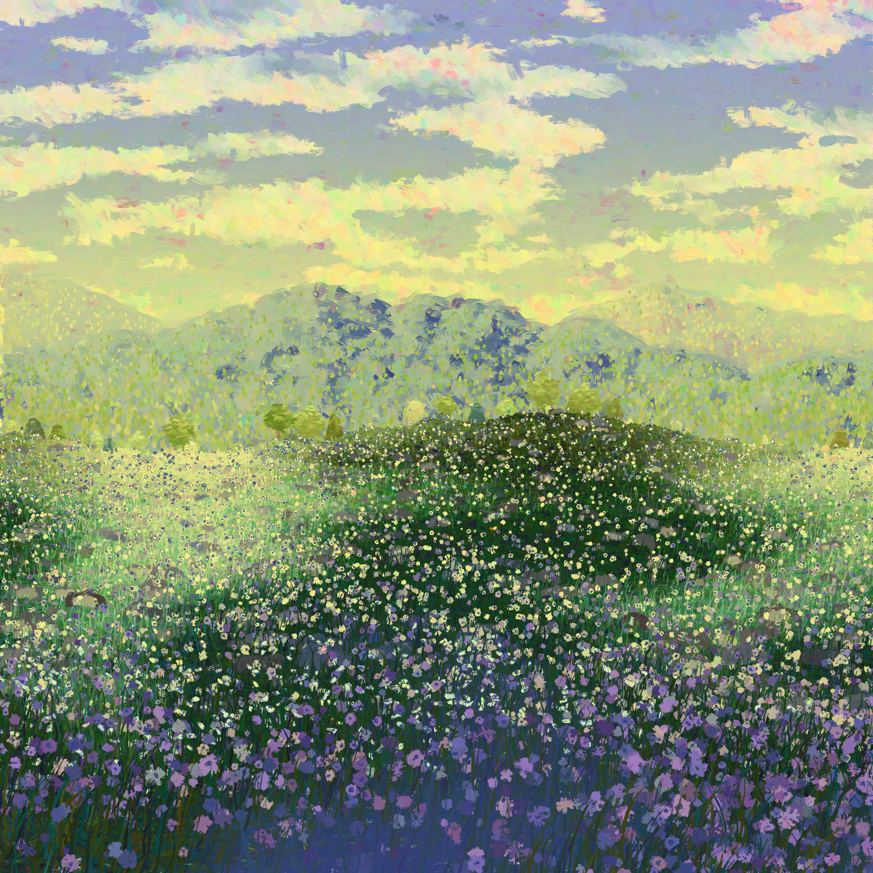 Spring Field, WIP Oct.14.25