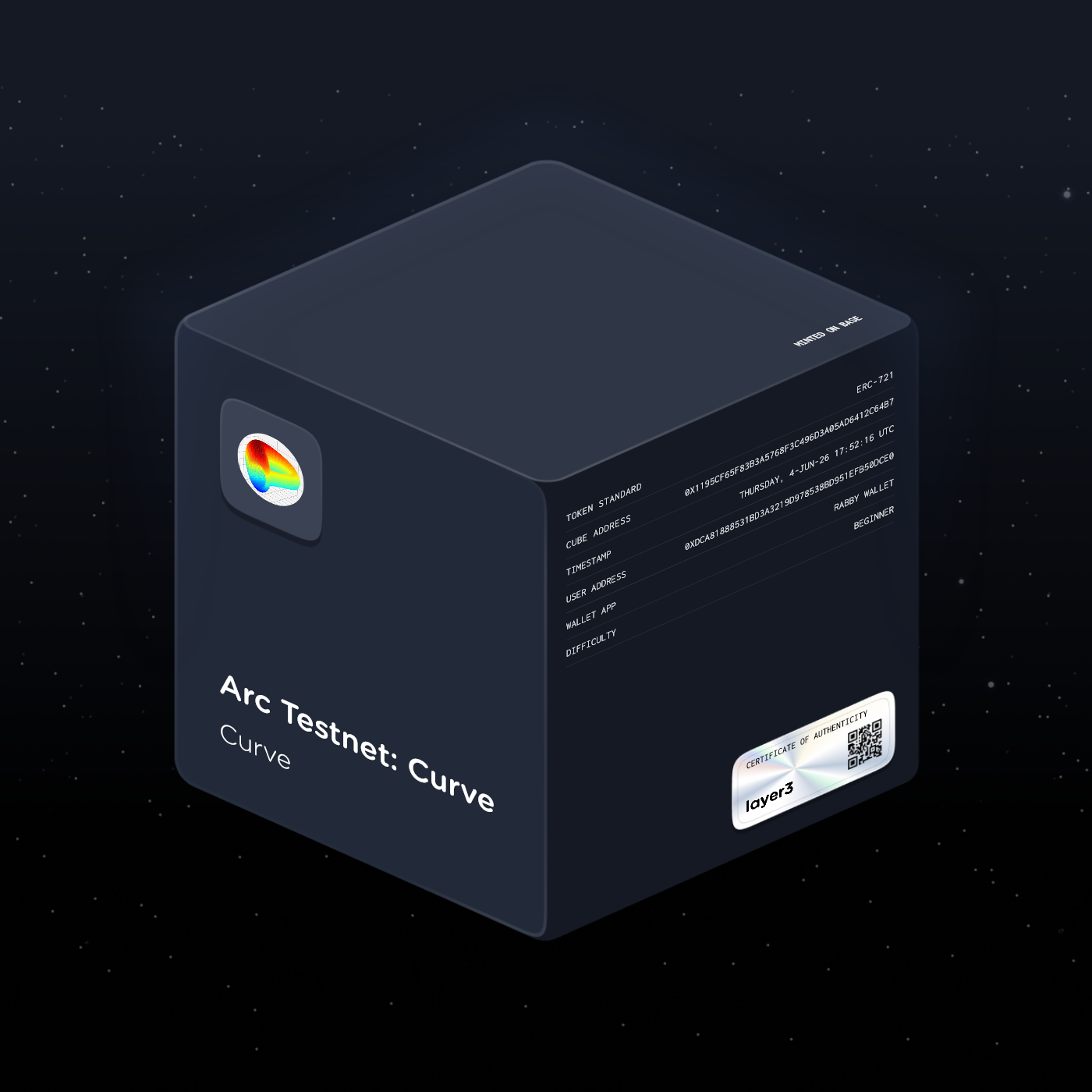 Arc Testnet: Curve