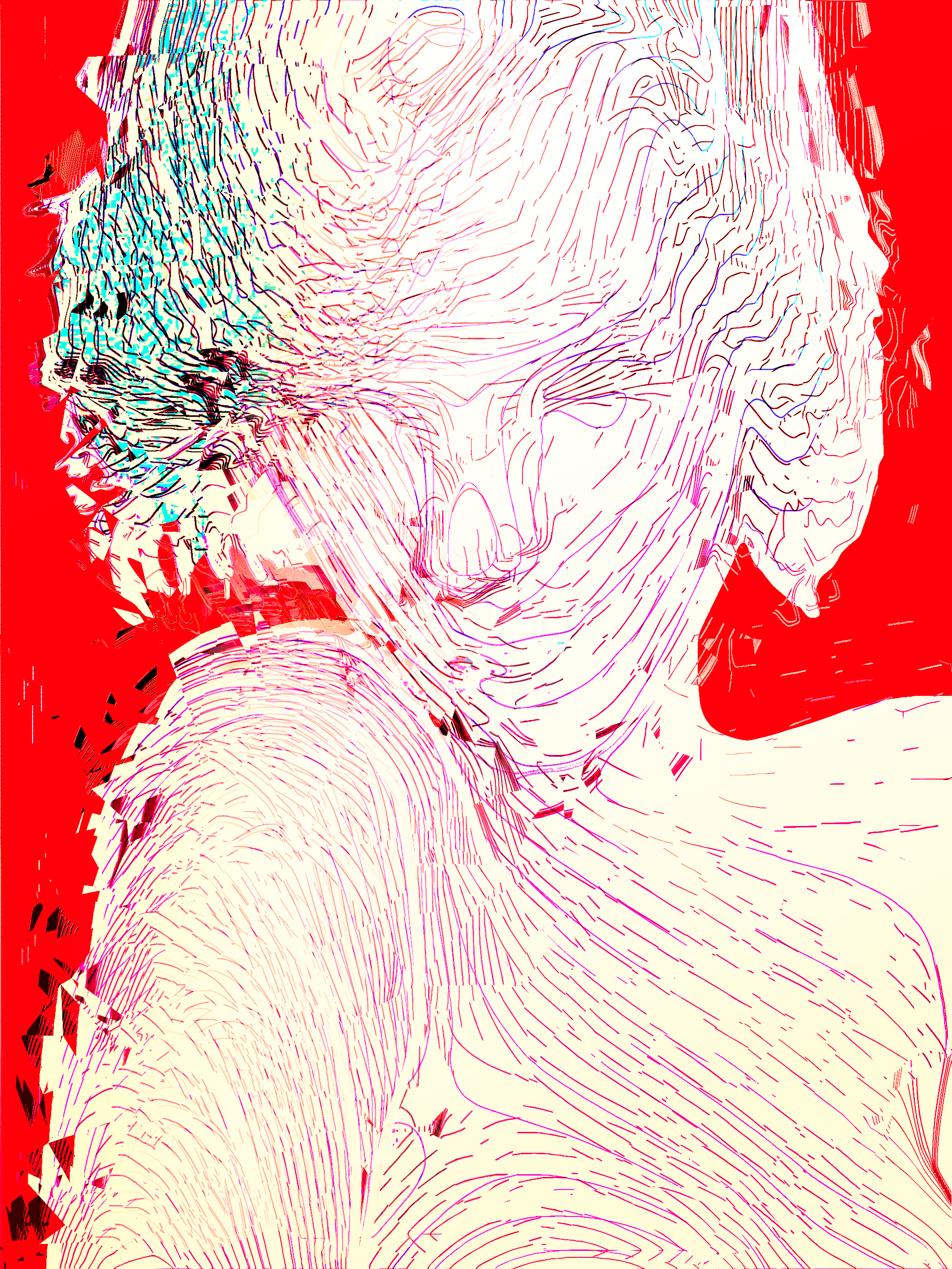 face cachée.