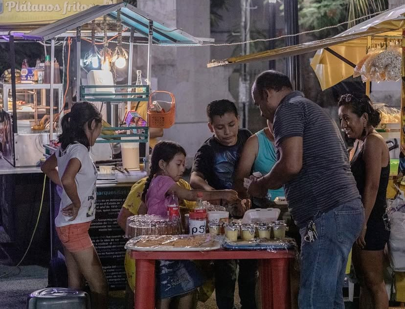 In the streets of Tulum, Mexico