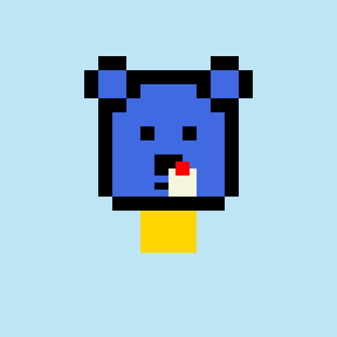 Pixel Bear #24433