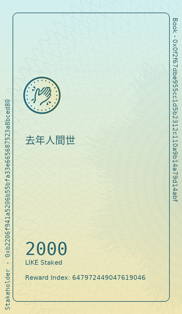 去年人間世