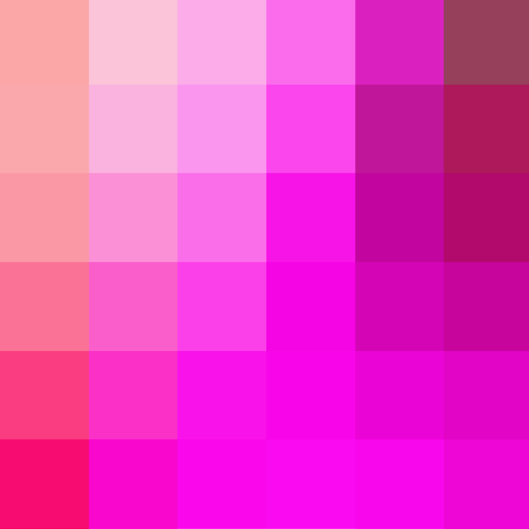 pixels 6 x 6