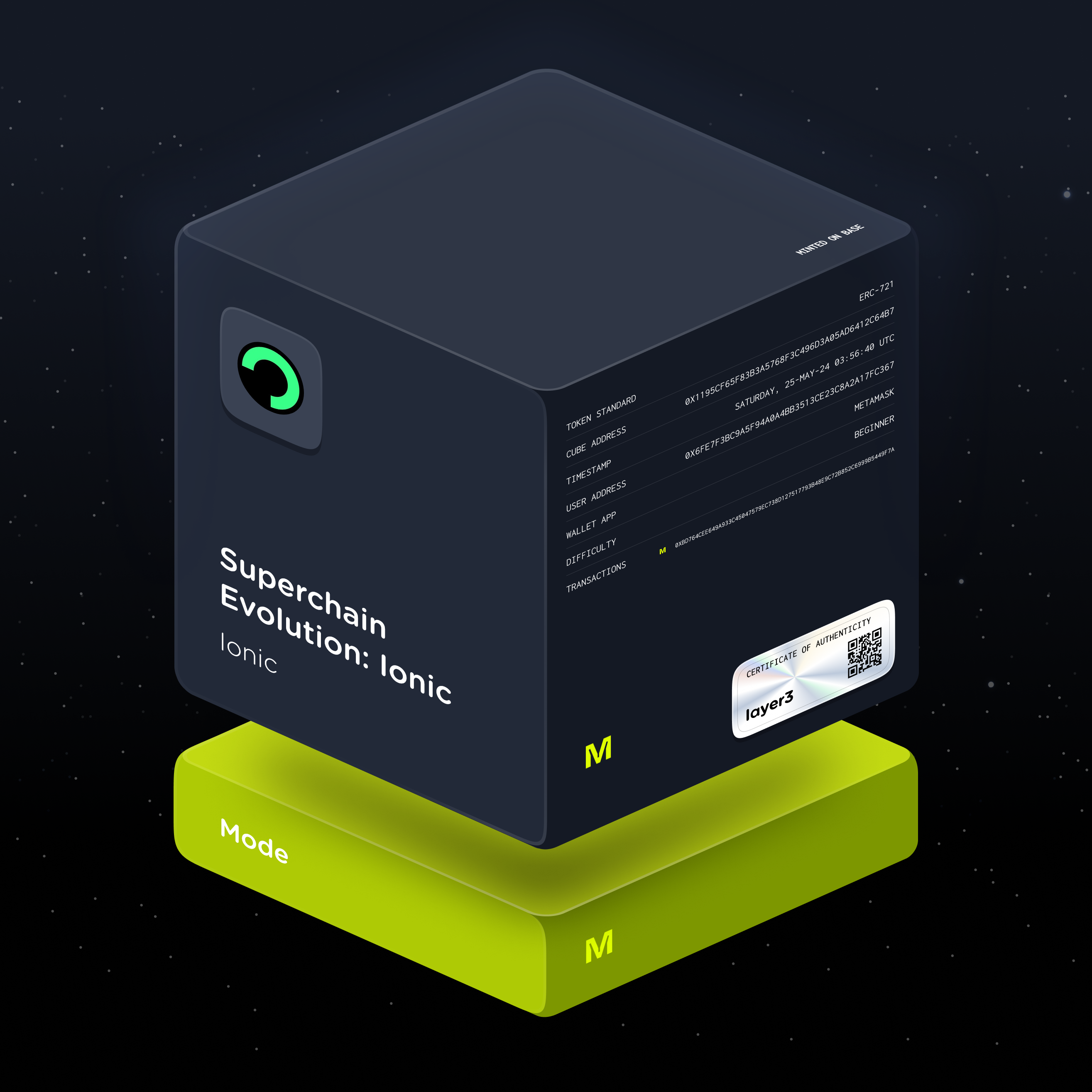 Superchain Evolution: Ionic