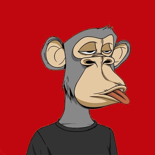Bored Ape on Ape Red #2168