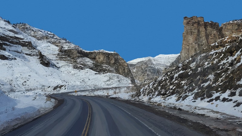 The Castle Gate, U.S. 6, Utah