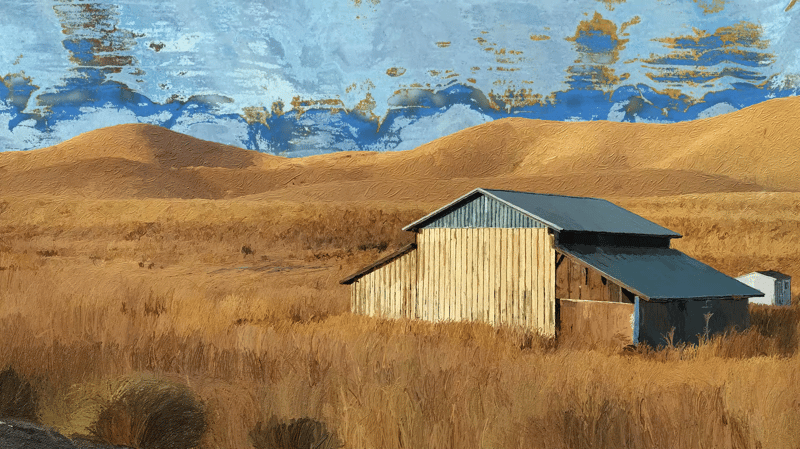 Barn Structure, Gustine