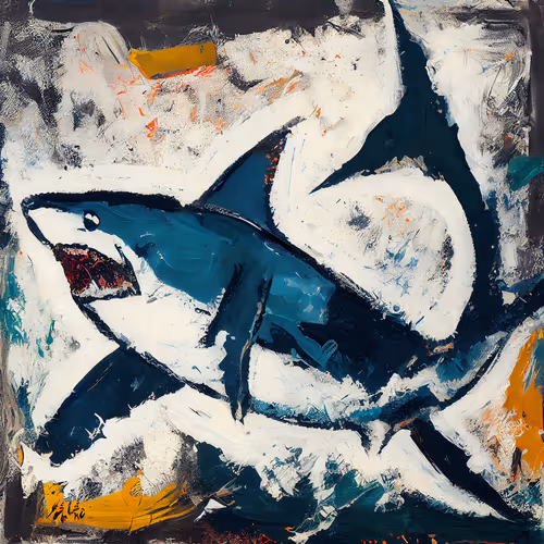 Abstract Shark by Kimi #460