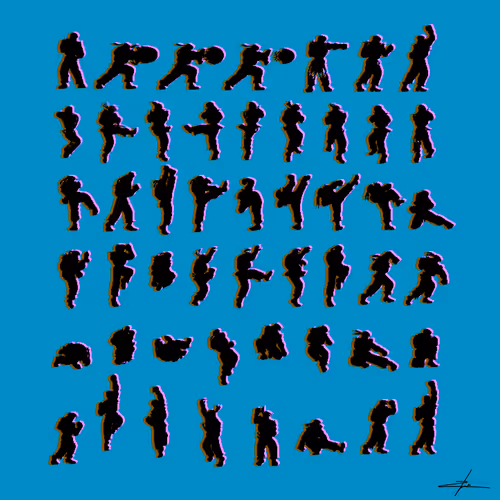 50 Movements of Ryu (Blue)