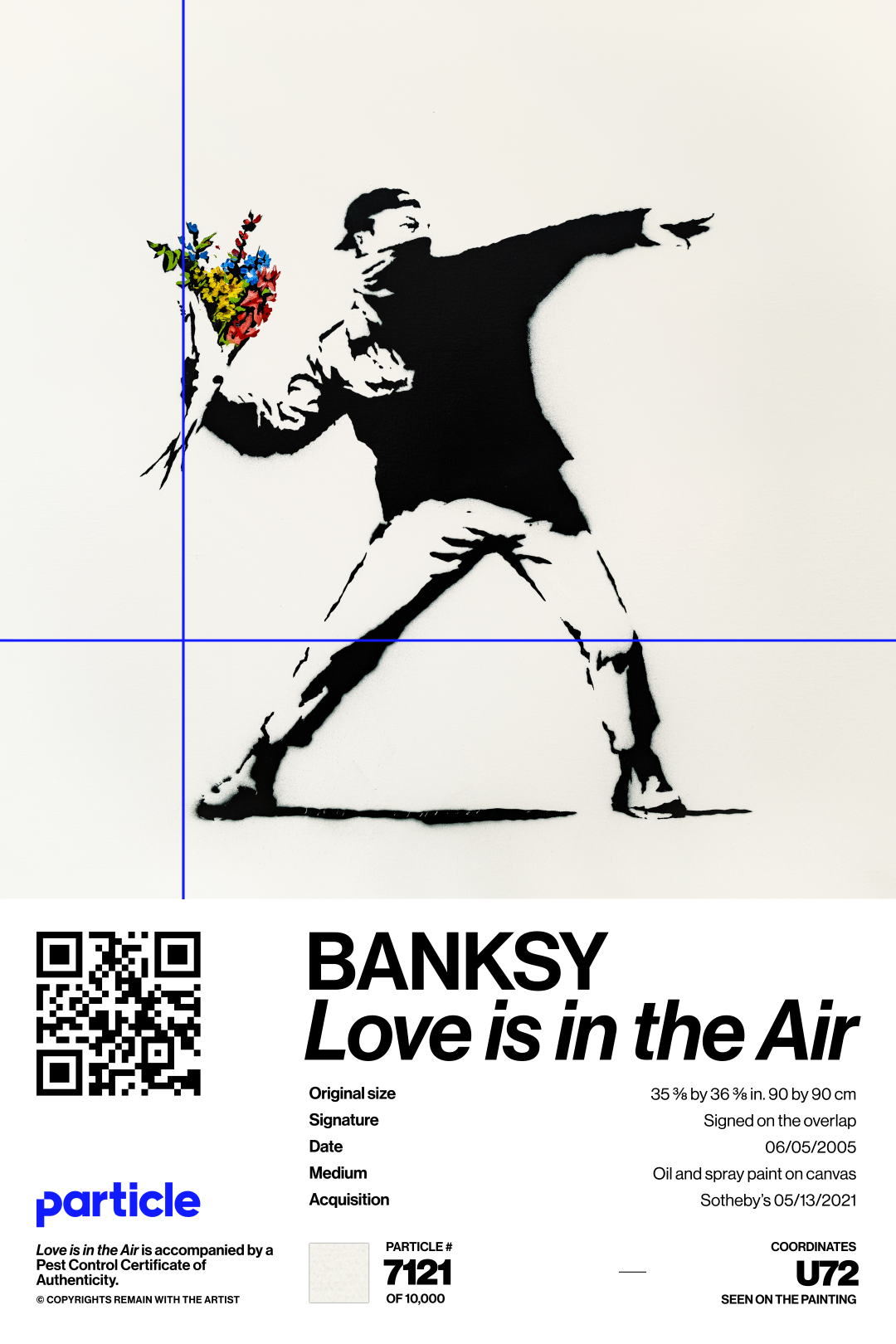 Banksy | Love Is In The Air #7121