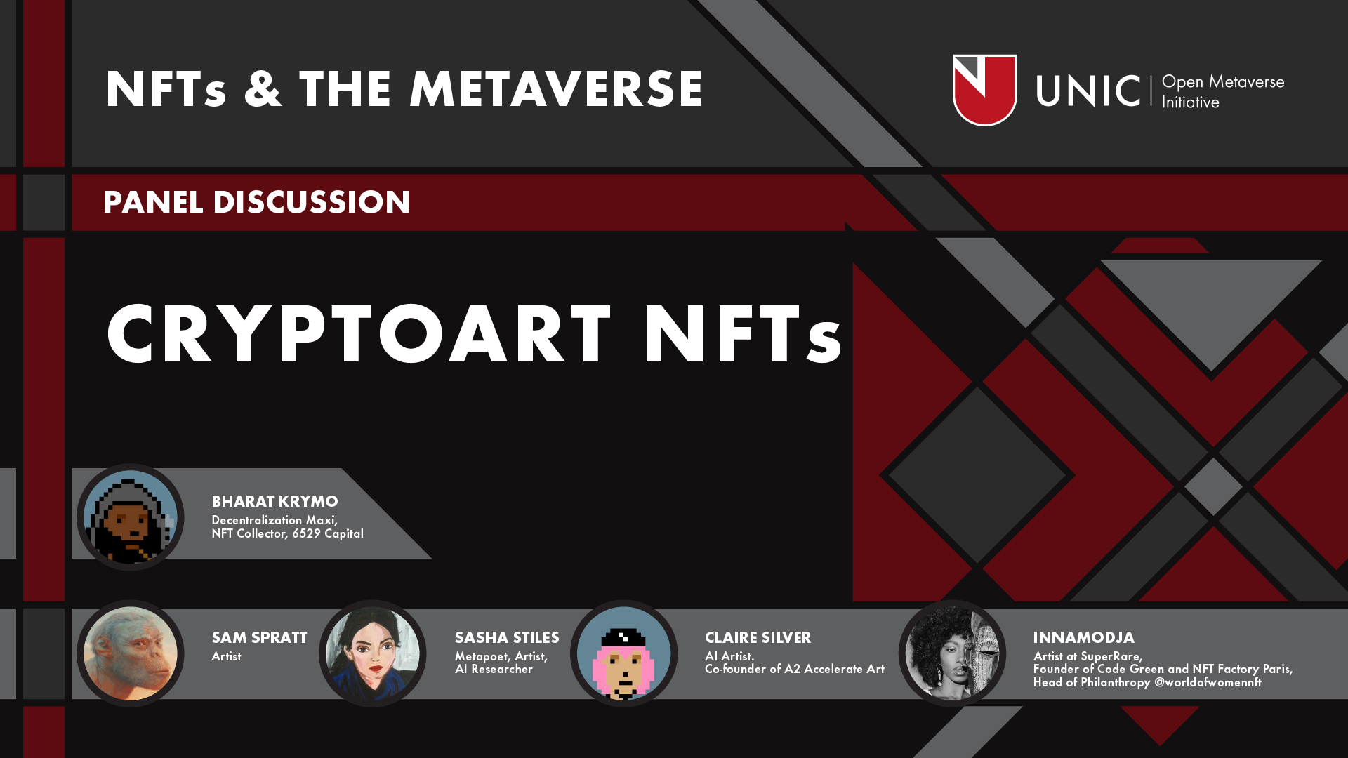 Panel Video: CryptoArt,  1/1 NFTs